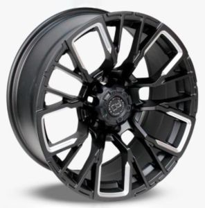 Juego de aros VARELOX Wheels modelo JT256-8  black milling spoke - 18"x9.0" - 6x139.7