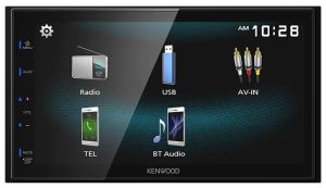 Equipo multimedia 2DIN marca KENWOOD modelo DMX-125BT (pantalla 6.8") USB Mirror Android - Bluetooth