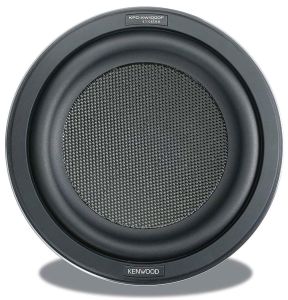 Subwoofer plano de 10" marca KENWOOD modelo KFC-XW1000F (250 RMS)