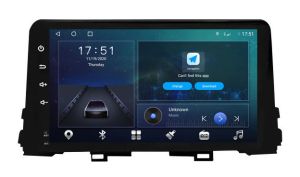 Autoradio para KIA PICANTO años 2017-23, Pantalla QLED de 9" Procesador 8 Nucleos (64+4), Android 12 con Carplay inalambrico + procesador de audio DSP-GPS-BT-USB-WIFI-Chip4G (EN STOCK) OCTA64 SERIES