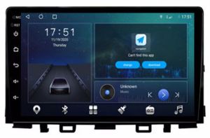 Autoradio para KIA RIO años 2018-21, Pantalla QLED de 9" Procesador 8 Nucleos (64+4), Android 12 con Carplay inalambrico + procesador de audio DSP-GPS-BT-USB-WIFI-Chip4G (EN STOCK) OCTA64 SERIES