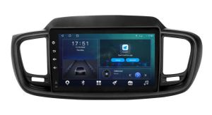 Autoradio para KIA SORENTO años 2015-20, Pantalla QLED de 10" Procesador 8 Nucleos (64+4), Android 13 con Carplay inalambrico + procesador de audio DSP-GPS-BT-USB-WIFI-Chip4G (EN STOCK) OCTA64 SERIES