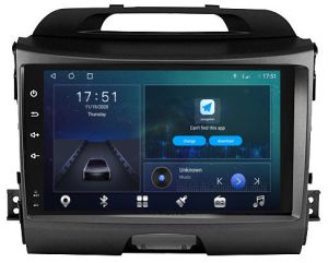 Autoradio para KIA SPORTAGE años 2011-15, Pantalla QLED de 9" Procesador 8 Nucleos (64+4), Android 12 con Carplay inalambrico + procesador de audio DSP-GPS-BT-USB-WIFI-Chip4G (EN STOCK) OCTA64 SERIES