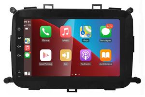 Autoradio para KIA CARENS años 2014-19, Procesador 4 Nucleos (64+2) Android 13 - Pantalla 9" con CARPLAY y ANDROID AUTO Inalambrico + WIFI-GPS-BT (EN STOCK) QUAD64+2RAM-KBT SERIES