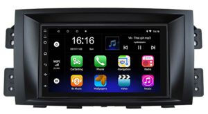 Autoradio universal ANDROID 10 Pantalla 7" + consola adaptadora para KIA MOHAVE-BORREGO 2008-16, Procesador 4 Nucleos (32+2) con WIFI-GPS-BT-USB + Camara Retro (EN STOCK)