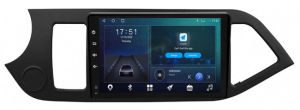Autoradio para KIA PICANTO años 2011-16, Pantalla QLED de 9" Procesador 8 Nucleos (64+4), Android 13 con Carplay inalambrico + procesador de audio DSP-GPS-BT-USB-WIFI-Chip4G (EN STOCK) OCTA64 SERIES