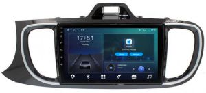 Autoradio para KIA SOLUTO años 2019-23, Pantalla QLED de 9" Procesador 8 Nucleos (64+4), Android 12 con Carplay inalambrico + procesador de audio DSP-GPS-BT-USB-WIFI-Chip4G (EN STOCK) OCTA64 SERIES