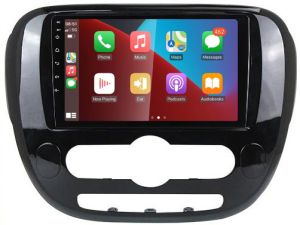 Autoradio para KIA modelo SOUL años 2014-18, Procesador 4 Nucleos (64+2) Android 13 - Pantalla 9" con CARPLAY y ANDROID AUTO Inalambrico + WIFI-GPS-BT (EN STOCK) QUAD64+2RAM-KBT SERIES