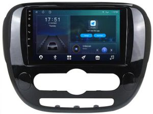 Autoradio para KIA SOUL años 2014-18, Pantalla QLED de 9" Procesador 8 Nucleos (64+4), Android 11 con Carplay+DSP-GPS-BT-USB-WIFI-Camara Retro (EN STOCK) OCTA64 SERIES
