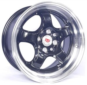 Juego de aros marca PDW Wheels  modelo L1641-11  ml-b - 15"x7.0" - 4x114.3 (8h)