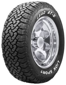 Llanta marca LEAO  modelo Lion Sport A/T-2  wl  (114Q) TL  medida 265/60 R18
