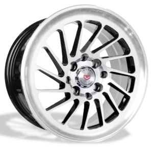 Juego de aros PDW  modelo LG43-14  mb - 17"x8.0" - 4X100 (8h) - répl. VOSSEN