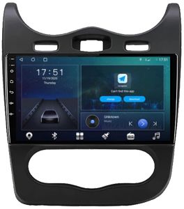 Autoradio para RENAULT SANDERO STEPWAY años 2013-15, Pantalla QLED de 9" Procesador 8 Nucleos (64+4), Android 12 con Carplay inalambrico + procesador de audio DSP-GPS-BT-USB-WIFI-Chip4G (EN STOCK) OCTA64 SERIES