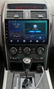 Autoradio para MAZDA CX-9 años 2009-16, Pantalla QLED de 10" Procesador 8 Nucleos (64+4), Android 12 con Carplay inalambrico + procesador de audio DSP-GPS-BT-USB-WIFI-Chip4G (EN STOCK) OCTA64 SERIES