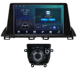 Autoradio para MAZDA 3 años 2014-20, Pantalla QLED de 10" Procesador 8 Nucleos (64+4), Android 12 con Carplay inalambrico + procesador de audio DSP-GPS-BT-USB-WIFI-Chip4G (EN STOCK) OCTA64 SERIES