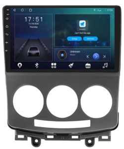 Autoradio para MAZDA 5 años 2005-10, Pantalla QLED de 9" Procesador 8 Nucleos (64+4), Android 12 con Carplay inalambrico + procesador de audio DSP-GPS-BT-USB-WIFI-Chip4G (EN STOCK) OCTA64 SERIES