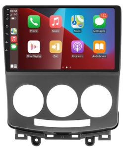 Autoradio para MAZDA 5 años 2005-10, Procesador 4 Nucleos (64+2) Android 13 - Pantalla 9" con CARPLAY y ANDROID AUTO Inalambrico + WIFI-GPS-BT (EN STOCK) QUAD64+2RAM-KBT SERIES