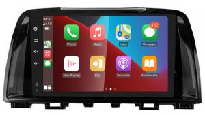 Autoradio para MAZDA 6 años 2014-18, Procesador 4 Nucleos (64+2) Android 13 - Pantalla 9" con CARPLAY y ANDROID AUTO Inalambrico + WIFI-GPS-BT (EN STOCK) QUAD64+2RAM-KBT SERIES