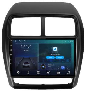 Autoradio para MITSUBISHI ASX años 2017-23, Pantalla QLED de 9" Procesador 8 Nucleos (64+4), Android 12 con Carplay inalambrico + procesador de audio DSP-GPS-BT-USB-WIFI-Chip4G (EN STOCK) OCTA64 SERIES