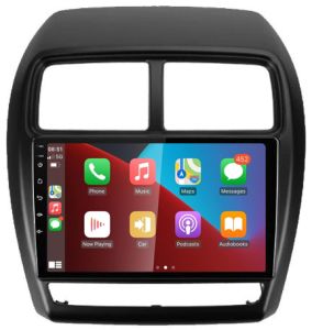 Autoradio para MITSUBISHI ASX años 2017-23, Procesador 4 Nucleos (64+2) Android 13 - Pantalla 9" con CARPLAY y ANDROID AUTO Inalambrico + WIFI-GPS-BT (EN STOCK) QUAD64+2RAM-KBT SERIES