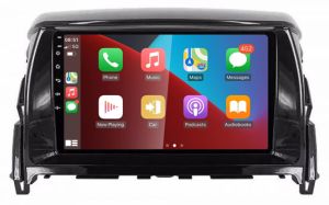 Autoradio para MITSUBISHI ECLIPSE años 2018-19, Procesador 4 Nucleos (64+2) Android 13 - Pantalla 9" con CARPLAY y ANDROID AUTO Inalambrico + WIFI-GPS-BT (EN STOCK) QUAD64+2RAM-KBT SERIES