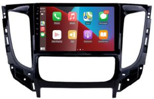 Autoradio para MITSUBISHI MONTERO SPORT L200 años 2018-20 (CLIMATIZADOR), Procesador 4 Nucleos (64+2) Android 13 - Pantalla 9" con CARPLAY y ANDROID AUTO Inalambrico + WIFI-GPS-BT (EN STOCK) QUAD64+2RAM-KBT SERIES