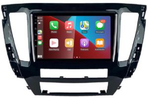 Autoradio para MITSUBISHI MONTERO SPORT años 2021-23, Procesador 4 Nucleos (64+2) Android 13 - Pantalla 9" con CARPLAY y ANDROID AUTO Inalambrico + WIFI-GPS-BT (EN STOCK) QUAD64+2RAM-KBT SERIES