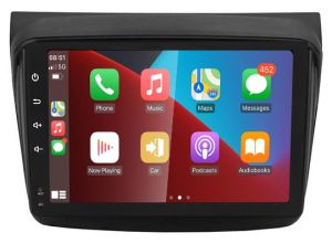 Autoradio para MITSUBISHI L200 años 2005-14, Procesador 4 Nucleos (64+2) Android 13 - Pantalla 9" con CARPLAY y ANDROID AUTO Inalambrico + WIFI-GPS-BT (EN STOCK) QUAD64+2RAM-KBT SERIES