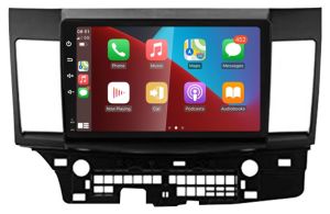 Autoradio para MITSUBISHI LANCER años 2007-18, Procesador 4 Nucleos (64+2) Android 13 - Pantalla 10" con CARPLAY y ANDROID AUTO Inalambrico + WIFI-GPS-BT (EN STOCK) QUAD64+2RAM-KBT SERIES