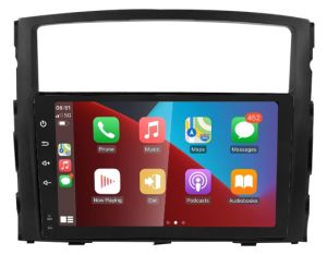 Autoradio para MITSUBISHI MONTERO años 2010-20, Procesador 4 Nucleos (64+2) Android 13 - Pantalla 9" con CARPLAY y ANDROID AUTO Inalambrico + WIFI-GPS-BT (EN STOCK) QUAD64+2RAM-KBT SERIES