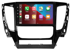 Autoradio para MITSUBISHI MONTERO SPORT años 2016-20, Procesador 4 Nucleos (64+2) Android 13 - Pantalla 9" con CARPLAY y ANDROID AUTO Inalambrico + WIFI-GPS-BT (EN STOCK) QUAD64+2RAM-KBT SERIES