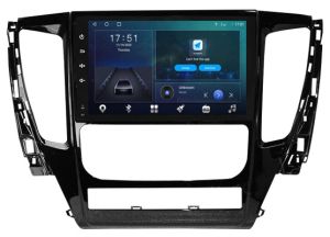 Autoradio para MITSUBISHI MONTERO SPORT años 2016-20, Pantalla QLED de 9" Procesador 8 Nucleos (64+4), Android 12 con Carplay inalambrico + procesador de audio DSP-GPS-BT-USB-WIFI-Chip4G (EN STOCK) OCTA64 SERIES