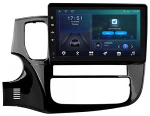 Autoradio para MITSUBISHI OUTLANDER años 2013-21, Pantalla QLED de 10" Procesador 8 Nucleos (64+4), Android 12 con Carplay inalambrico + procesador de audio DSP-GPS-BT-USB-WIFI-Chip4G (EN STOCK) OCTA64 SERIES