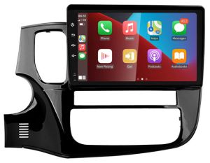 Autoradio para MITSUBISHI OUTLANDER años 2013-20, Procesador 4 Nucleos (64+2) Android 13 - Pantalla 10" con CARPLAY y ANDROID AUTO Inalambrico + WIFI-GPS-BT (EN STOCK) QUAD64+2RAM-KBT SERIES