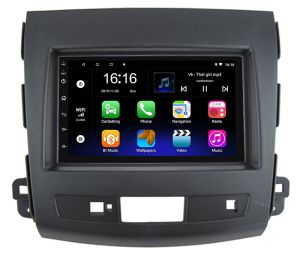 Autoradio universal ANDROID 10 Pantalla 7 " + consola adaptadora para MITSUBISHI OUTLANDER 2006-12, Procesador 4 Nucleos (32+2) con WIFI-GPS-BT-USB + Camara Retro (EN STOCK)