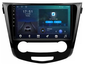 Autoradio para NISSAN XTRAIL - QASHQAI años 2014-21 (A/C Manual), Pantalla QLED de 10" Procesador 8 Nucleos (64+4), Android 12 con Carplay inalambrico + procesador de audio DSP-GPS-BT-USB-WIFI-Chip4G (EN STOCK) OCTA64 SERIES