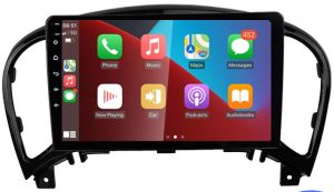 Autoradio para NISSAN JUKE años del 2010-14, Procesador 4 Nucleos (64+2) Android 13 - Pantalla 9" con CARPLAY y ANDROID AUTO Inalambrico + WIFI-GPS-BT (EN STOCK) QUAD64+2RAM-KBT SERIES