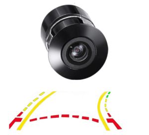 Camara de retroceso universal marca OZ TUNING OZ-155LM con lineas inteligentes 