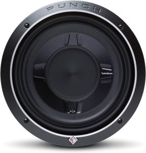 Subwoofer PLANO de 10" marca ROCKFORD FOSGATE modelo P3SD2-10 (300 RMS) Doble Bobina