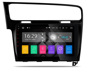 Autoradio homologado VOLKSWAGEN GOLF MK7 2013-17 Procesador de 4 nucleos con sistema operativo Android 7.1 - Pantalla 7" + Camara Retro, DVD-TV-GPS-BT-USB-SD-WIFI (Importación 7D) QUADCORE Series