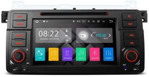 Autoradio homologado BMW E46 1998-2006 Procesador de 4 nucleos con sistema operativo Android 7.1 - Pantalla 7" + Camara Retro, DVD-HDMI-TV-GPS-BT-USB-SD-WIFI (Importación 7D) PREMIUM Series