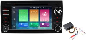 Autoradio homologado Porsche Cayenne 2003-2010 Procesador de 8 nucleos con sistema operativo Android 8.0 - Pantalla 8" + Camara Retro, DVD-TV-GPS-BT-USB-SD-WIFI (Importación 10D) PREMIUM series