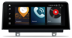 Autoradio Homologado BMW | 3/4 Series Procesador 8 Nucleos (128+6) Android 11 - Pantalla 10.25" wide-screen con WIFI-GPS-BT-Procesador Audio DSP +Cam +Carplay (Importación 7D) PREMIUM series