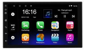 Autoradio universal ANDROID 10 Pantalla 7" compatible con NISSAN XTRAIL 2001-2013, Procesador 4 Nucleos (32+2) con WIFI-GPS-BT-USB + Camara Retro (EN STOCK)
