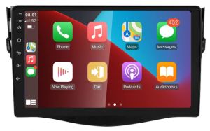 Autoradio para TOYOTA RAV4 años 2008-12, Procesador 4 Nucleos (64+2) Android 13 - Pantalla 9" con CARPLAY y ANDROID AUTO Inalambrico + WIFI-GPS-BT (EN STOCK) QUAD64+2RAM-KBT SERIES