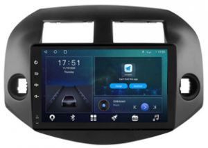 Autoradio para TOYOTA RAV4 años 2008-12, Pantalla QLED de 10" Procesador 8 Nucleos (64+4), Android 12 con Carplay inalambrico + procesador de audio DSP-GPS-BT-USB-WIFI-Chip4G (EN STOCK) OCTA64 SERIES