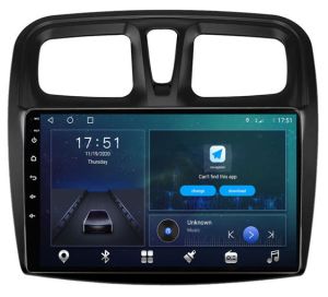 Autoradio para RENAULT SANDERO años 2012-19 (REJILLA CUADRADA), Pantalla QLED de 9" Procesador 8 Nucleos (64+4), Android 11 con Carplay+DSP-GPS-BT-USB-WIFI-Camara Retro (EN STOCK) OCTA64 SERIES