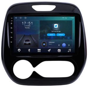 Autoradio para RENAULT CAPTUR años del 2011-19 (A/C MANUAL), Pantalla QLED de 9" Procesador 8 Nucleos (64+4), Android 12 con Carplay inalambrico + procesador de audio DSP-GPS-BT-USB-WIFI-Chip4G (EN STOCK) OCTA64 SERIES