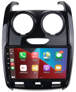 Autoradio para RENAULT DUSTER años 2015-20, Procesador 4 Nucleos (64+2) Android 13 - Pantalla 9" con CARPLAY y ANDROID AUTO Inalambrico + WIFI-GPS-BT (EN STOCK) QUAD64+2RAM-KBT SERIES