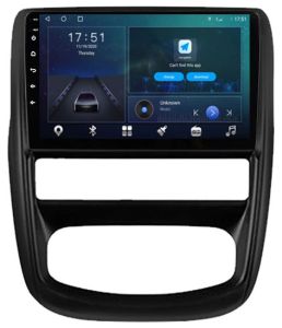 Autoradio para RENAULT modelo DUSTER años del 2011-18, Pantalla QLED de 9" Procesador 8 Nucleos (64+4), Android 12 con Carplay inalambrico + procesador de audio DSP-GPS-BT-USB-WIFI-Chip4G (EN STOCK) OCTA64 SERIES